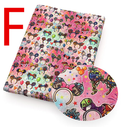 cartoon printed fabric