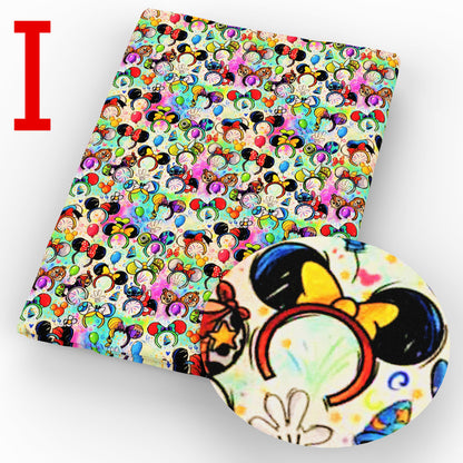 cartoon printed fabric