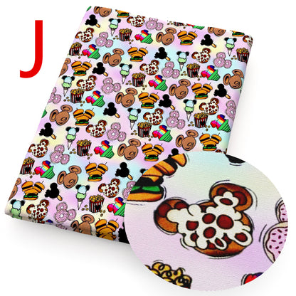 cartoon printed fabric