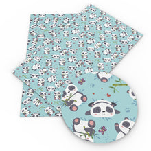 Load image into Gallery viewer, butterfly heart love panda printed fabric
