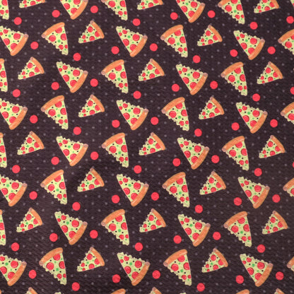 food pizza hut pizza printed fabric