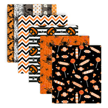 Load image into Gallery viewer, polyester cotton halloween（5 designs/set,half meter/design） printed fabric set
