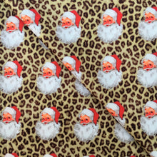 Load image into Gallery viewer, leopard cheetah christmas day printed fabric
