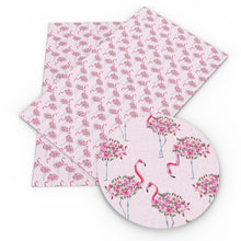 Load image into Gallery viewer, Flamingo Theme Printed Fabric

