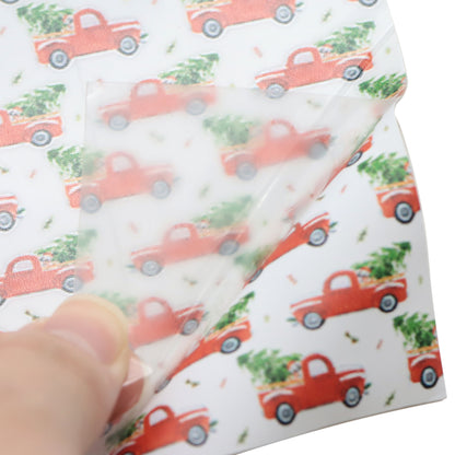 christmas day printed fabric