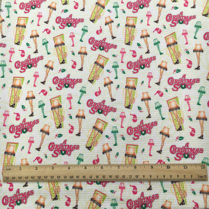 christmas festival christmas hat santa printed fabric