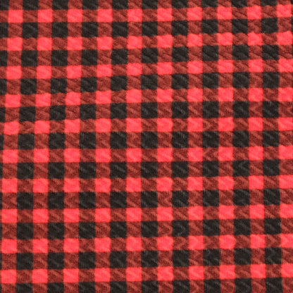 plaid grid christmas day printed fabric