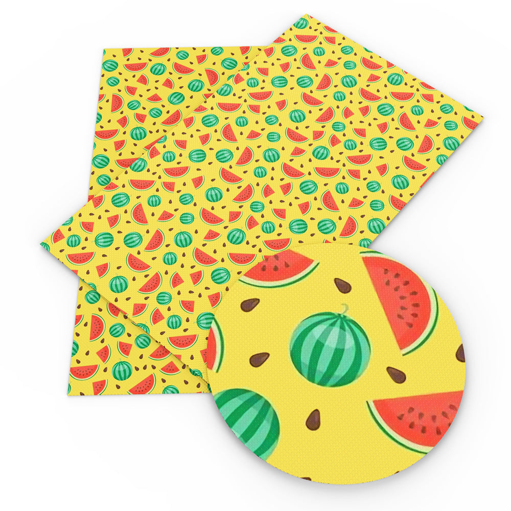 watermelon fruit printed fabric