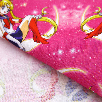 red series printed fabric