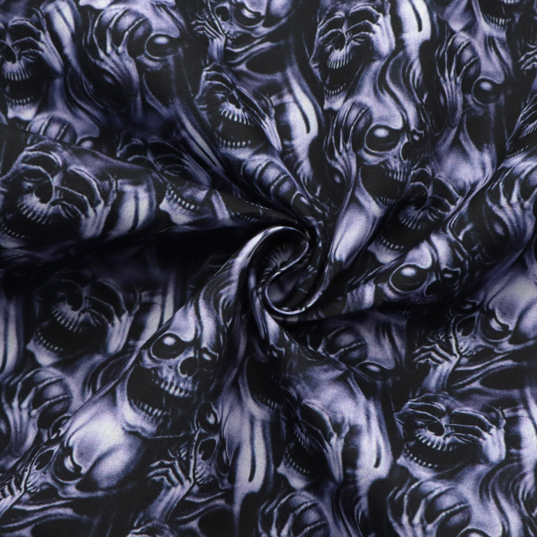 black series printed fabric