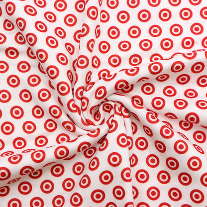 dots spot printed fabric