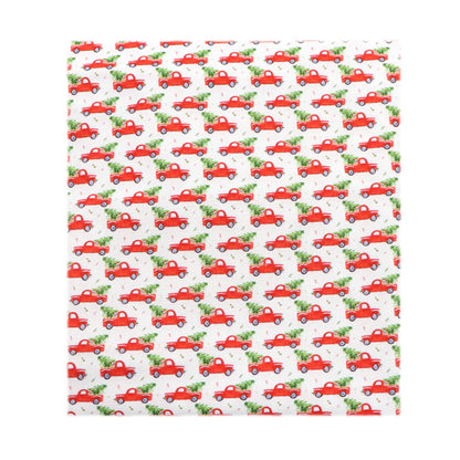 christmas day printed fabric