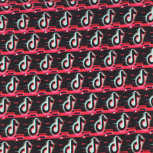 Load image into Gallery viewer, music music notes brand printed fabric
