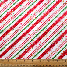 Load image into Gallery viewer, stripe christmas day star starfish printed fabric

