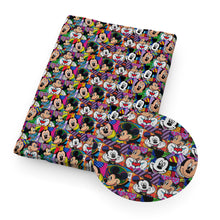 Load image into Gallery viewer, heart love dots spot printed fabric
