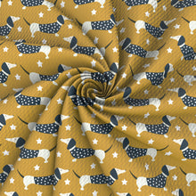 Load image into Gallery viewer, dog puppy star starfish printed fabric
