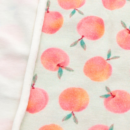 fruit peach pink series printed fabric