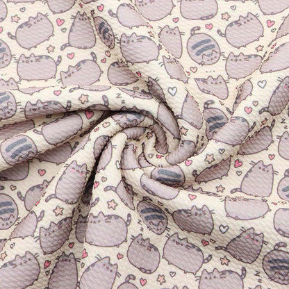 yellow series heart love printed fabric