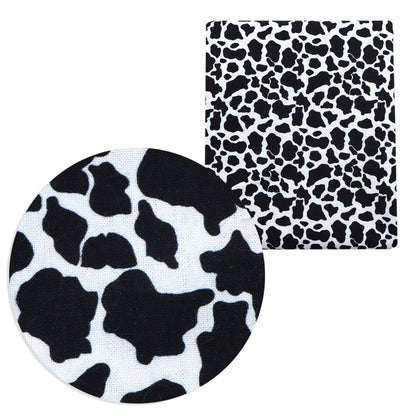 cow pattern printed fabric