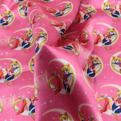 red series printed fabric