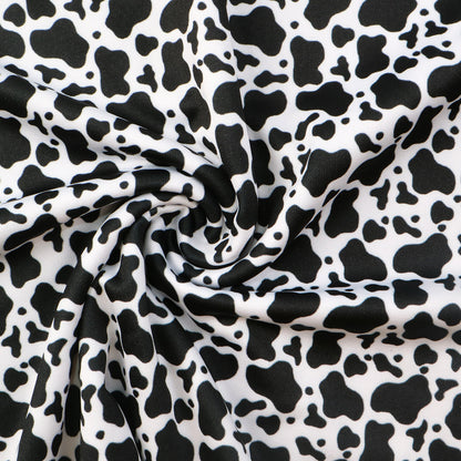 cow pattern printed fabric