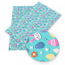 Load image into Gallery viewer, rabbit bunny easter bunny printed fabric
