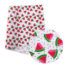 Load image into Gallery viewer, watermelon fruit printed fabric
