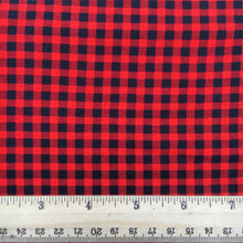 Load image into Gallery viewer, plaid grid christmas day printed fabric
