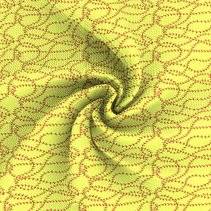 yellow series printed fabric