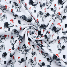 Load image into Gallery viewer, turkey chicken printed fabric
