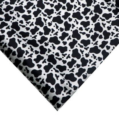 cow pattern printed fabric