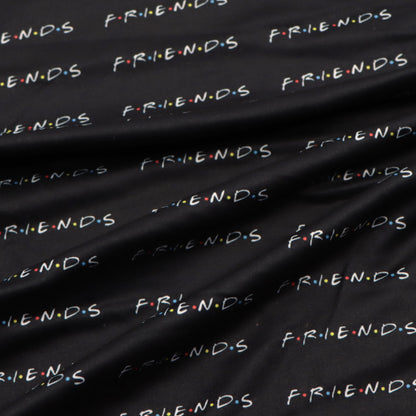 black series printed fabric