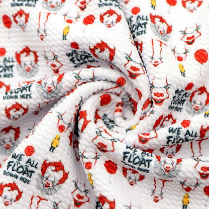 red series printed fabric