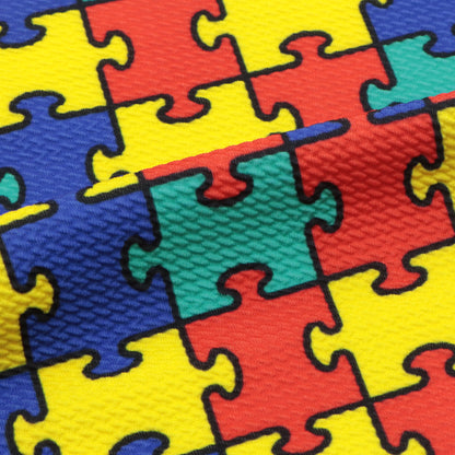 autism awareness printed fabric
