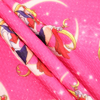 red series printed fabric