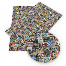 Load image into Gallery viewer, letters alphabet music music notes printed fabric
