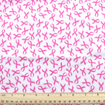 breast cancer printed fabric