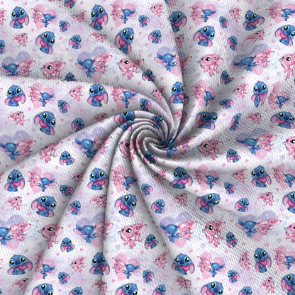 valentines day heart love printed fabric