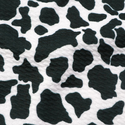 cow pattern printed fabric
