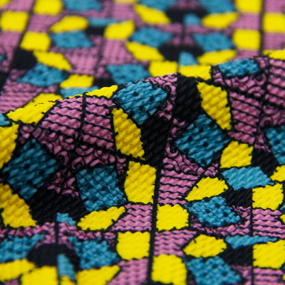 plaid grid patchwork quilt printed fabric