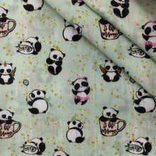 Load image into Gallery viewer, panda printed fabric
