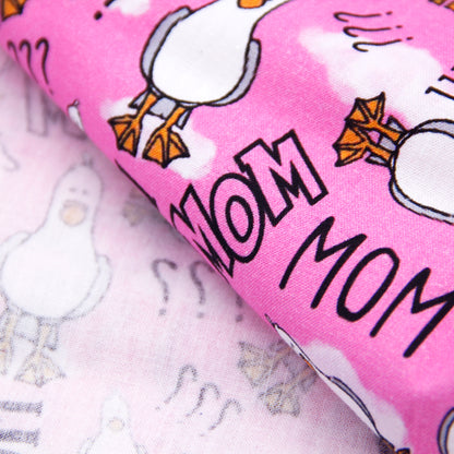 mother printed fabric