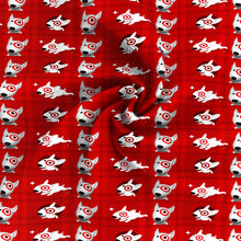 Load image into Gallery viewer, red series plaid grid gingham tartan buffalo plaid printed fabric

