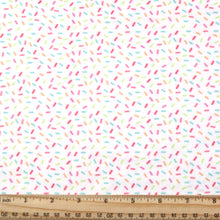 Load image into Gallery viewer, sprinkles candy sweety bread crumbs printed fabric
