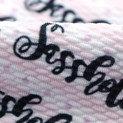 stripe dots spot pink series printed fabric