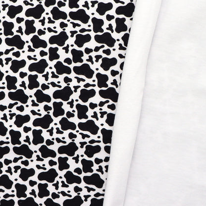 cow pattern printed fabric