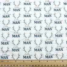 Load image into Gallery viewer, deer reindeer giraffe letters alphabet printed fabric
