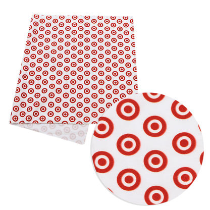 dots spot printed fabric