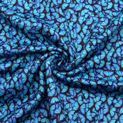 butterfly printed fabric