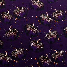 Load image into Gallery viewer, star starfish purple series printed fabric

